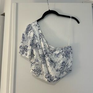 Lucy Paris one shoulder top